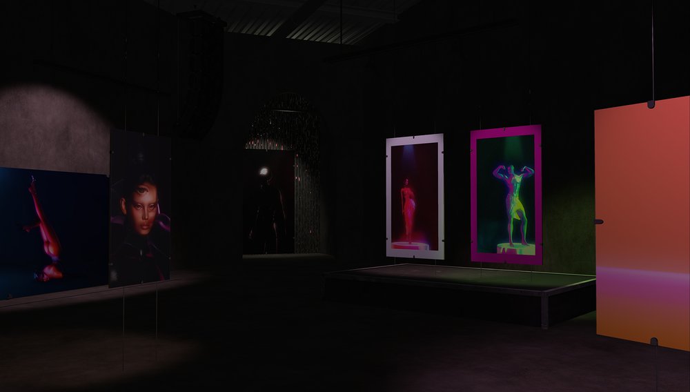 An image of the virtual exhibition space.