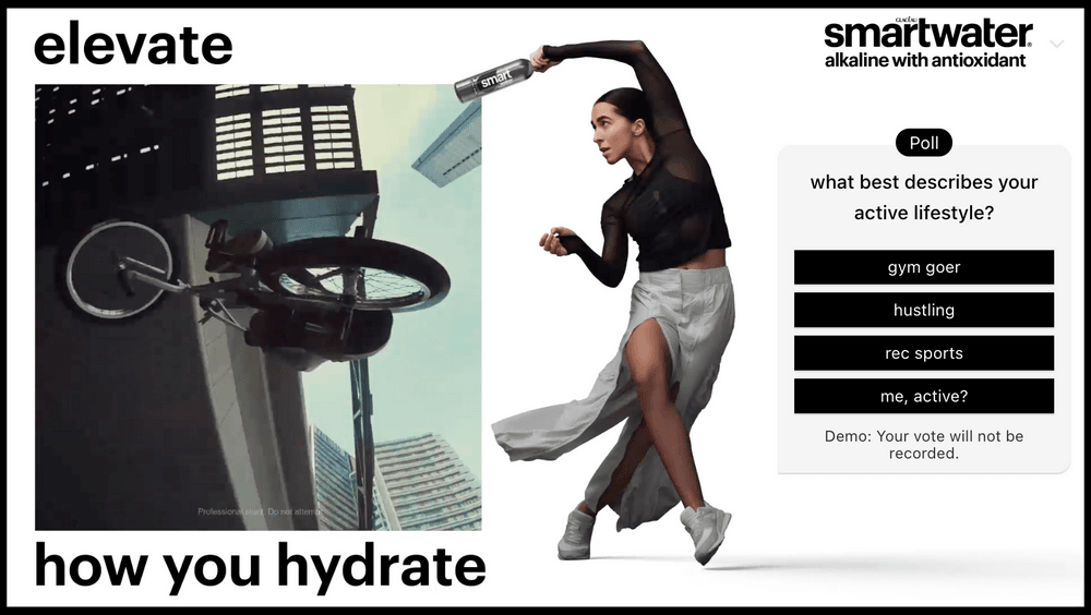 Smartwater: live campaign for _Vyde